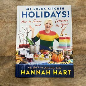 5/$20 NEW My Drunk Kitchen Holidays! Cookbook by Hannah Hart